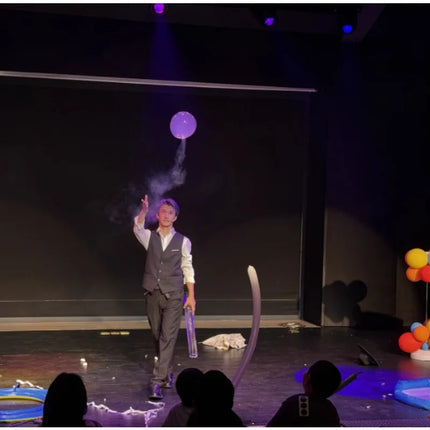 ‌Magic Jellyfish Bubble Show Set Giant Stage Magic Tricks Bubbles Parties Large Water Bubble with LED Lights Magical Magia Props