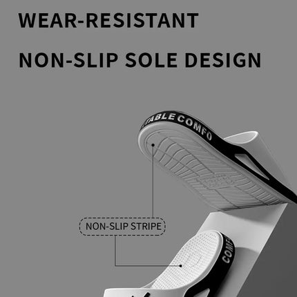 High Quality Men's Summer Fashion Thick Sole Sandals,Viral Beach Pool Slides,Non-Slip Bathroom Slippers,Trendy Male Sports Shoes