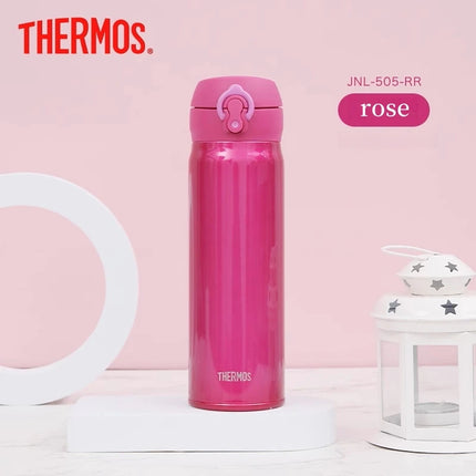 THERMOS Water Bottle Stainless Steel Vacuum Flask Thermal Mug, Keep Hot Cold 6-12 H , Portable Coffee Tumbler for Office Travel