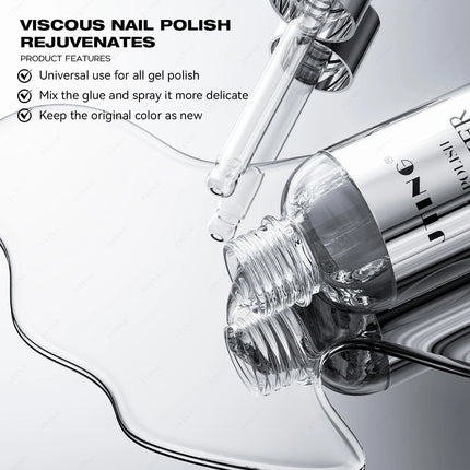 JTING 1/3/5/10pcs 30ml Clear Color Gel Polish Thinner 30G Mix Glue Gel Nail Polish Professional Nail Supplies Salon