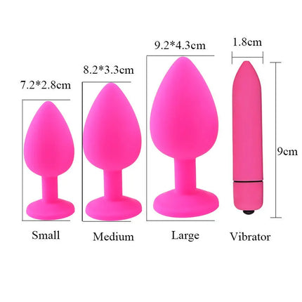 Prostate Massager Anal Butt Plug Anus Expandable Bdsm Bondage Sex Buttplug Erotic Accessories No Vibrator Sex Toys For Woman