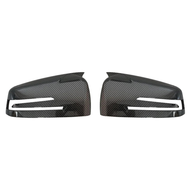 For Mercedes Benz A B C E S CLA GLA GLK Class W176 W246 W204 W212 W221 C177 X204 X156 Carbon Fiber Car Rearview Mirror Cover