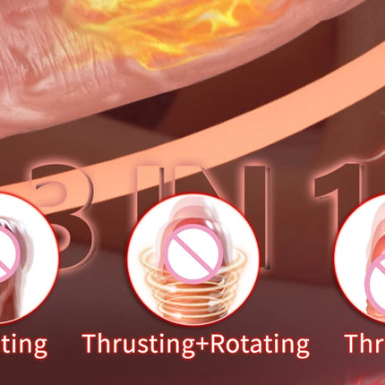 Realistic Dildo Vibrator for 18+ Women Suction Cup 9 Vibrations 3 Thrusting Swing Heating Modes APP Remote Control Adult Sex Toy