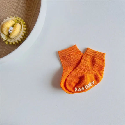 Spring Autumn New Baby Children Sock Comfortable Sweat-absorbing Breathable Non Slip Infant Kids Stockings Boy Girl Cotton Socks
