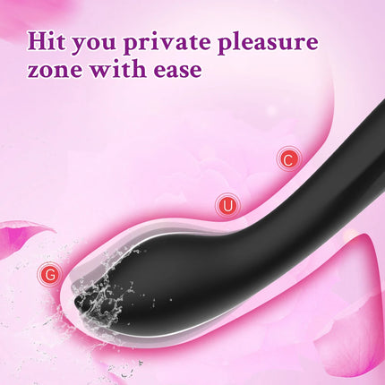 Flexible Finger Design High-End Silicone G-Spot Vibrator with Clitoral Stimulation – Waterproof, Quiet, Rechargeable Adult Toy f