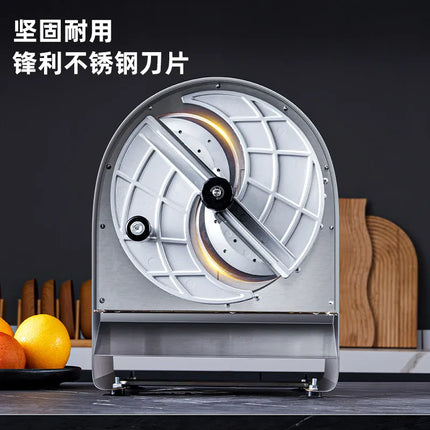 Commercial Potato Chip Slicer, Manual & Electric Ultra-Thin Slicing Machine, Fully Automatic Fruit Lemon Cutter