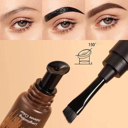 5 Colors Peel Off Eyebrow Gel Semi Permanent Brow Tint Waterproof Lasting Tattoo Peel Off Eyebrow Gel Tint Natural Brows Makeup