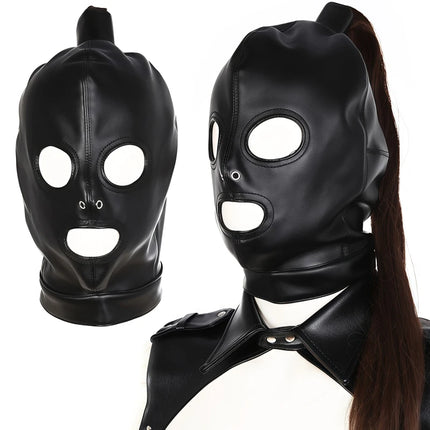 Adult Supplies Alternative Hood Wig Anonymous Mask RolePlay Stage Props Bondage Lingerie Spanking Snake Whip Sexy Toys For Women
