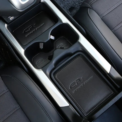 For Honda CR-V CRV 5th 2017-2018 2019-2020 2021 Car Leather Gate Slot Mat Groove Pad Water Coaster Door Slot Mat Storage Anti Slip