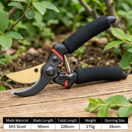 Professional Garden Pruning Shears Horticulture Hand Pruner Shrub Scissors Orchard Branch Cutting Tool for Plant Trim And Garden