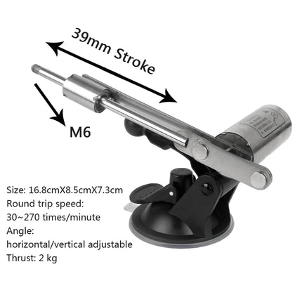 Sex Machines for Men and Women Telescopic Linear Actuator 39mm Stroke Dildos Suction Cup 3XLR Connector Coke Cup Sex Toys 24V EU