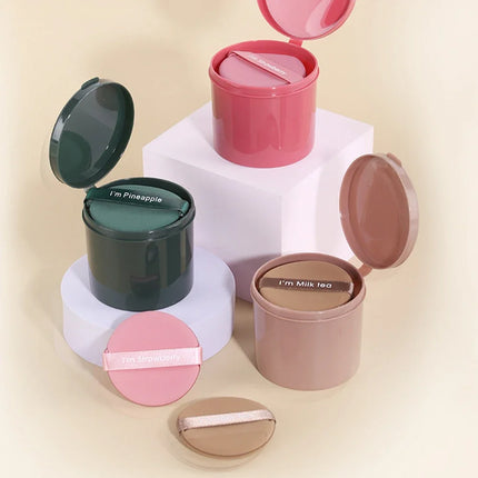 7 PCS Cosmetic Puff with Storage Box Double Side Soft Makeup Sponge Puff Women Face Concealer Foundation Makeup Application Tool