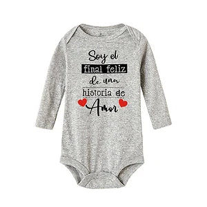 Funny Spanish Printed Newborn Bodysuit Infant Long Sleeve Romper Baby Body Clothes Boys Girls Toddler Born Crawling Jumpsuits