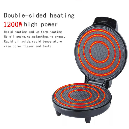 Waffle Cone and Bowl Maker 1200W Nonstick Ice Cream Cone Maker Machine for DIY Home Kitchen Holiday Parties Baking