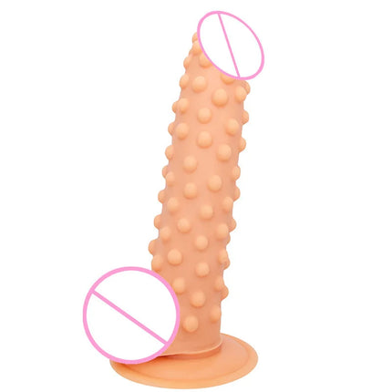1PC Soft Dildo Sexy Prickly Dildo Sex Toy Fake Penis With Bump Thorn Suction Cup Anal Sex Women Couples Masturbators