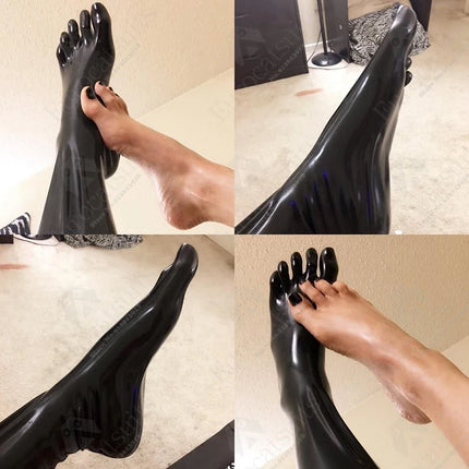 fetish latex gloves rubber catsuits for men  fetish wear  gloves  fetish socks men shorts male