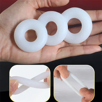 3pse/set Penis Ring Men Delay Ejaculation Erection Cockring Adult Toys for Couple Sex Toy Penisring Man Dick Enlarger Cock Rings