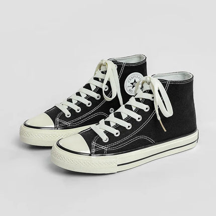 Children's Mid-Top Canvas Shoes Soft Sole Comfortable Casual Children's Shoes Boys and Girls Non-slip Breathable Board Shoes