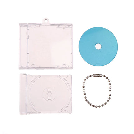 1pc NFC Functional CD Disc Key Chain Mini CD Case Keychain Peripheral Commemorative Album Key Holder For DIY Backpack Pendant