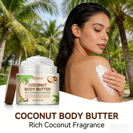 Coconut Moisturizing Body Lotion Soothing Skin Improving Skin Elasticity Reducing Dryness Long-Lasting Hydration Body Care Cream