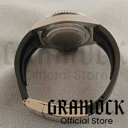 40mm GMT Men's Watch Ceramic Bezel Sapphire Glass Luminous Dial 10Bar Waterproof Sapphire Glass Stainless Steel Glideclas