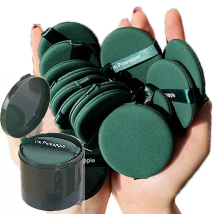 7 PCS Cosmetic Puff with Storage Box Double Side Soft Makeup Sponge Puff Women Face Concealer Foundation Makeup Application Tool