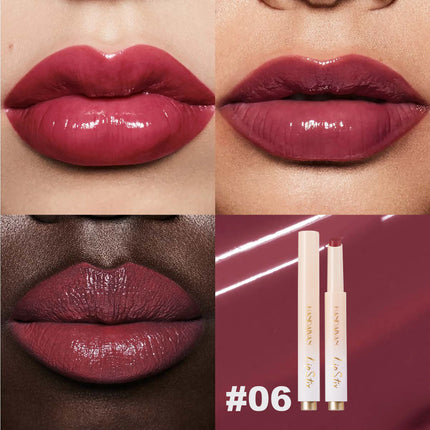 Long Lasting Press On Lipstick Jelly Mirror Tint Lip Gloss Smooth Honey Texture Moisturizing Lip Makeup Stix