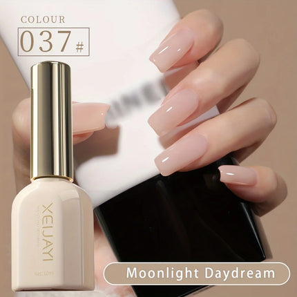 Roman bottle Moonlight White 9 colors optional nail polish new white pink nude color firm and durable super bright gloss