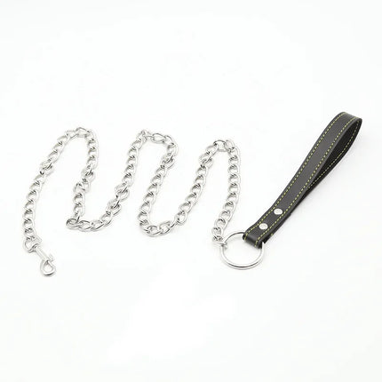 Manyjoy Metal Steel Bondage Cuffs Collar Handcuff Ankle Wrist Cuff Shackl Slave Sex  Restraint Necklace Sex Toys for Couple 18+