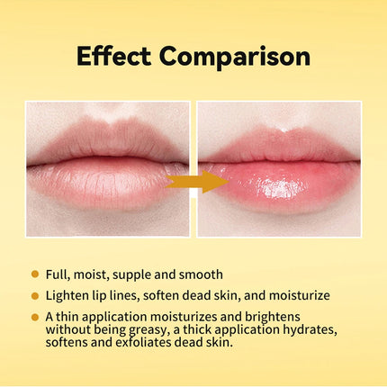 Honey Lip Balm Moisturizing Lip Mask Nourishing Anti-wrinkle Anti-cracking Unisex Lip Care Makeup Lip Lines Exfoliating