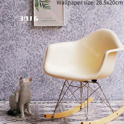 Doll House Wallpaper Background Board Sticker Photo Scenery Wallpaper Miniature Rement Doll Accessories Colorful Wallpaper