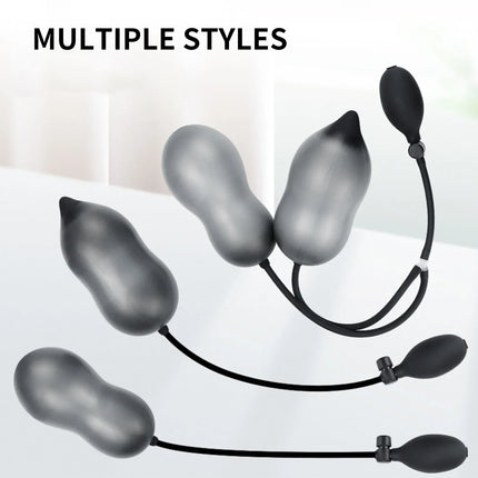 Inflatable Anal Plug Adult Sex Toy Dildo Pump Butt Plug Anal Dilator BDSM Sex Toy for Enjoying Sex Pleasure