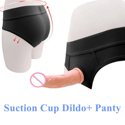 Wearable Strapon Penis for Lesbian G Spot Stimulator Dilco Panties Strap on Dildos Pants Sex Toys for Women Adult Erotic Goods
