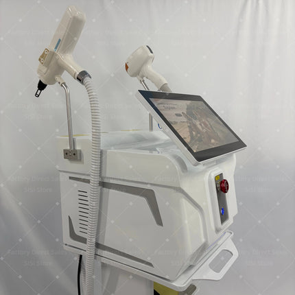 4 Wavelength Diode Laser Hair Removal Machine 2 in 1 5000w ND YAG Pico Q Switch Skin Care Machine Permanent Painless Epilation