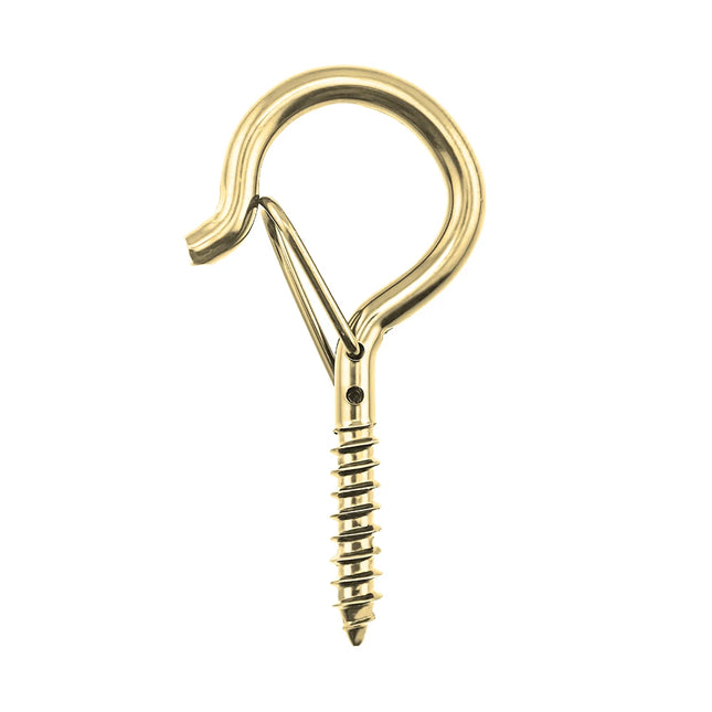 5-50pcs Multi-Color Q-type Safety Buckle with Spring Hook for Plant Lights Hanging Outdoor String Lights Windproof Screw Hook