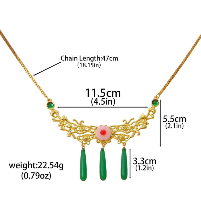 The Apothecary Diaries Cute MaoMao Hair Clip Gold Rose Hair Accessory Earrings Necklace Set Love Hairpin Anime Cosplay Props Gif