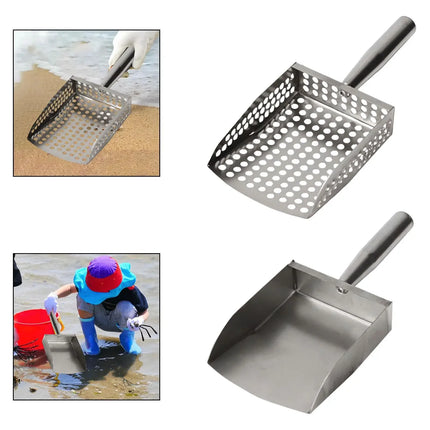 Beach Shovel Multipurpose Portable Beachcombing Scoop Picking Up Creatures Clam Digging Sand Sifter Reptile Sand Scoop