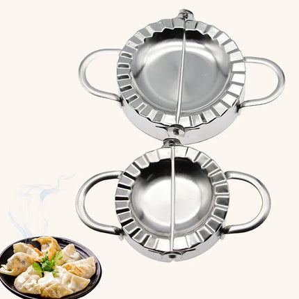 Stainless Steel Dumplings Tool Dumpling Mold Household Manual Press  Kitchen Pastry Baking Dumpling Maker Accessories