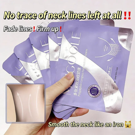 Peptide Firming Neck Mask Lifting And Firming Neck Skin Reduce Fine Lines Deeply Moisturize Makes Skin Glow Nourishing Neck Care