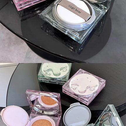 Gege Bear Moisturizing Air Cushion Cream Light Natural Clear Liquid Foundation Brightens Skin Tone Air Cushion BB Cream