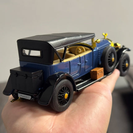 1:32 Rolls Royce Phantom I Alloy Metal Diecast Model Car High Simulation Decoration Display Ornaments With Sound And Light Gifts