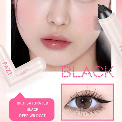 Eyeliner stamp pen, one-piece eyeliner pen, natural makeup application, a beginner's assistant, two steps to create eyeliner