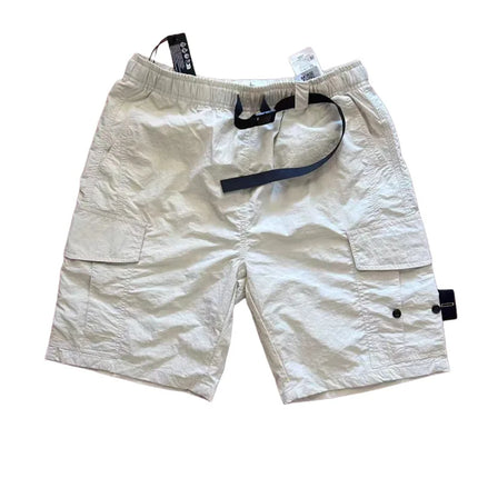 26 Compass Patch Badge Men’s Cargo Shorts Italian Luxury Brand Style 3 Labels Quick Dry Multi-Pocket Workwear Cargo Shorts Pants