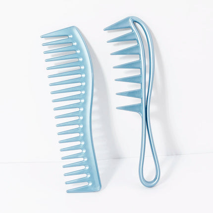 2-piece hair styling comb set, wide toothed comb, large toothed comb, styling tools, hair salon,special for real hair wigs