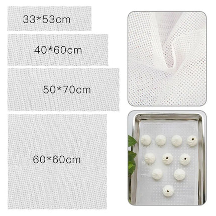Square Silicone Dehydrator Sheets Non-Stick Thickened Food Fruit Dryer Mats Reusable Steamer Mesh Pad Sheet Baking Accessories