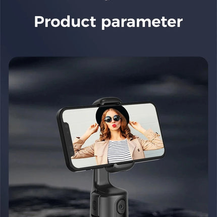 FGCLSY Automatic facial tracking phone holder with remote control and gesture control, 360 ° rotating phone camera holder
