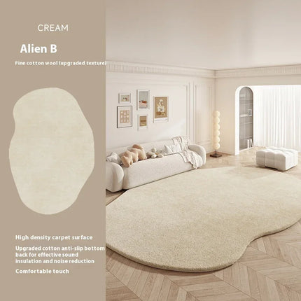 VIKAMA Upgraded Material New Shaped Warm Living Room Bedroom Kitchen Bathroom Non-slip Washable Carpet Mat Rug Home Decor