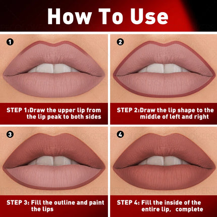 1PC Waterproof Lip Liner - Long-Lasting , Sweat-Resistant & Smudge-Proof, No-Stain Formula, Suits for All Light Beige Types,