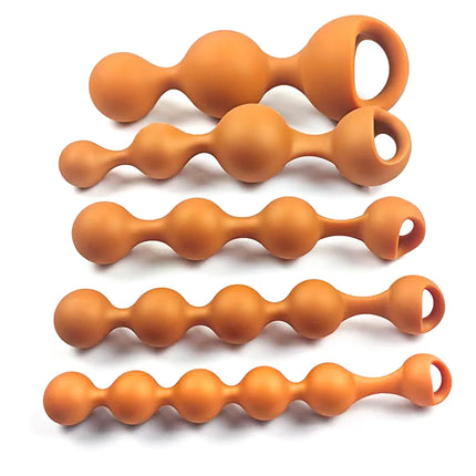 S-XXL Anal Beads Huge 9cm Anal Plug Soft Liquid Silicone Butt Plug Fisting Anal Balls Sex Toys for Women Men Prostate Massage