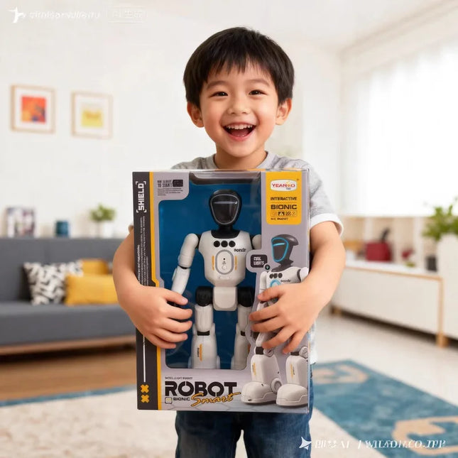 Yearoo Interactive Bionic Robot Gesture Remote Control Programmable Ai Sensing Singing Dancing Early Learning Kids Companion Toy